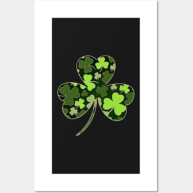 Happy Lucky Clovers Wall Art by CANJ72